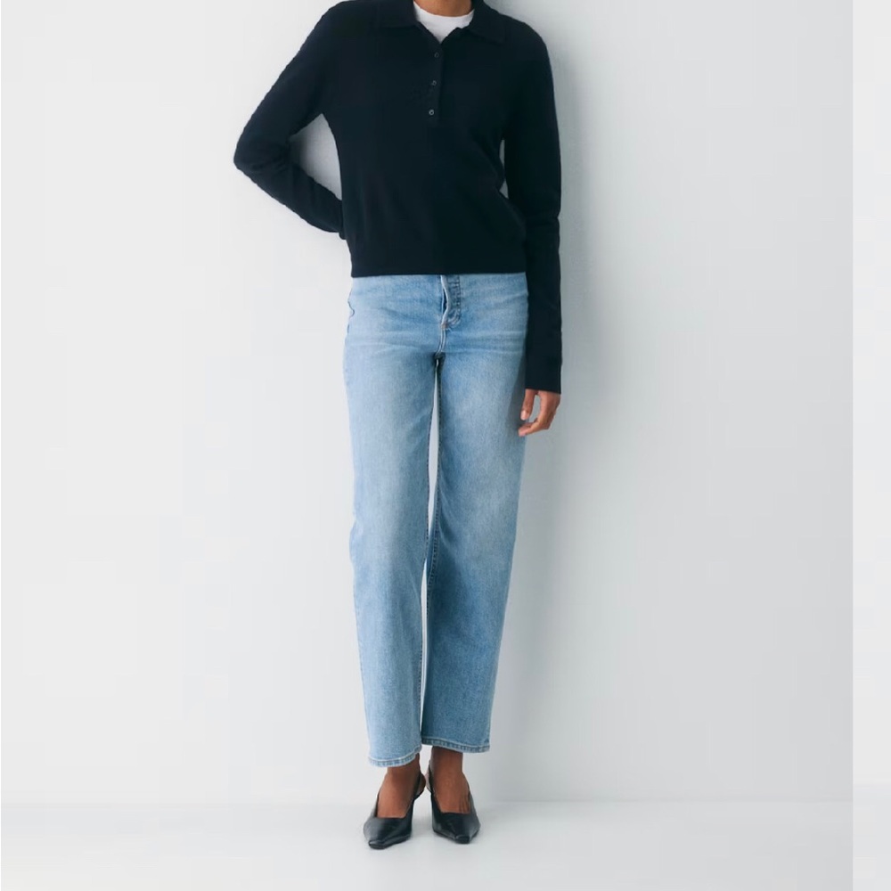 Denim Forum The Arlo Hi-rise Straight Jean
